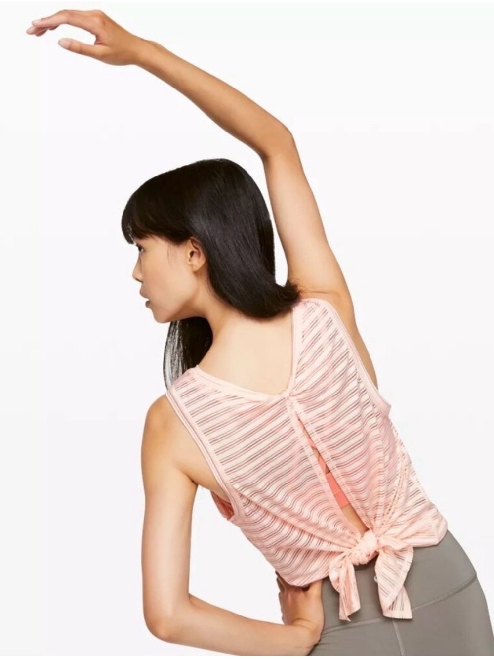 Lululemon Meet Halfway Tank in Butter Pink, size 2